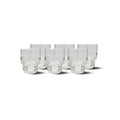 Set of 6 Skull Shot Glasses – 1.75 oz Glass Novelty Drinkware for Halloween Parties, Cocktail Bars & Home Decor