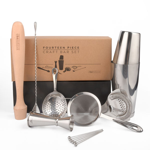 14-Piece Bartender Kit - Stainless Steel