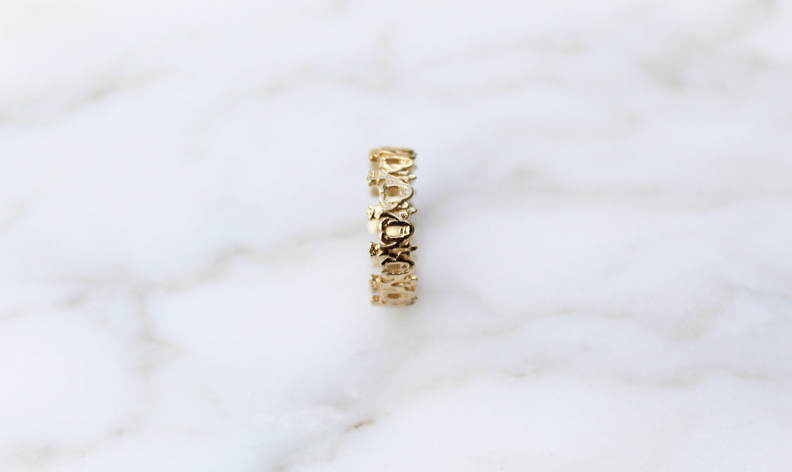 Maria Auspice Ring in 14K Gold