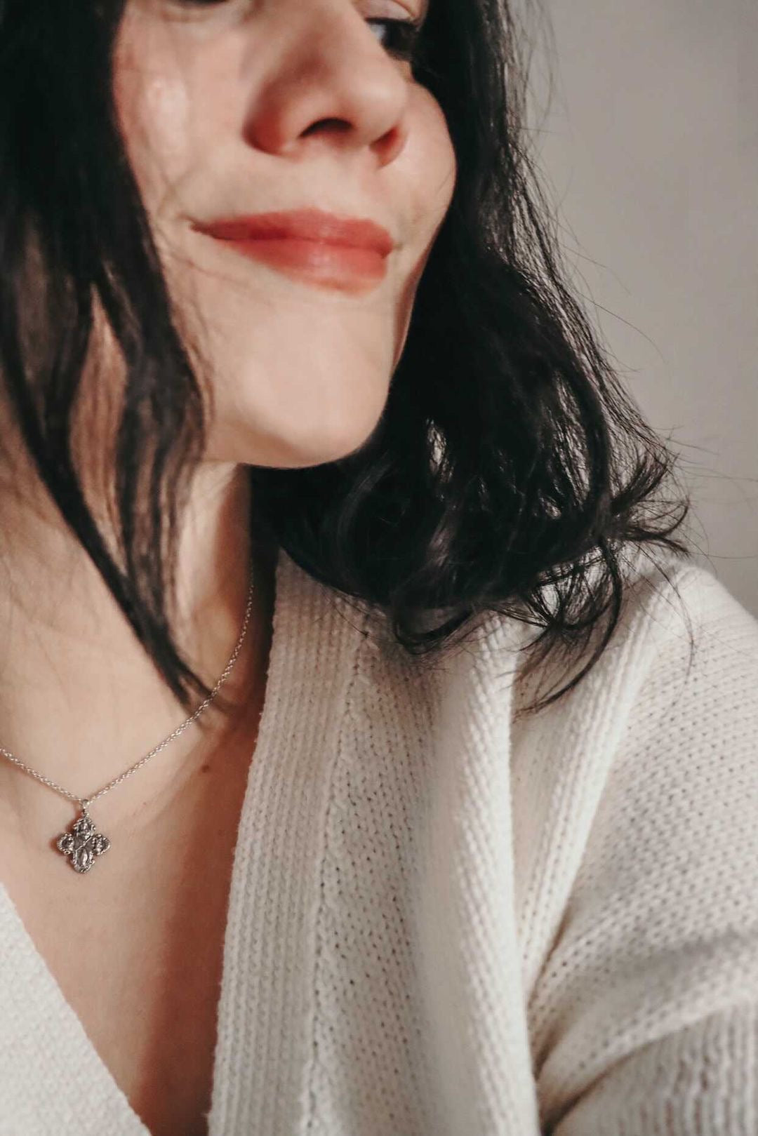 Four Way Cross in Sterling Silver