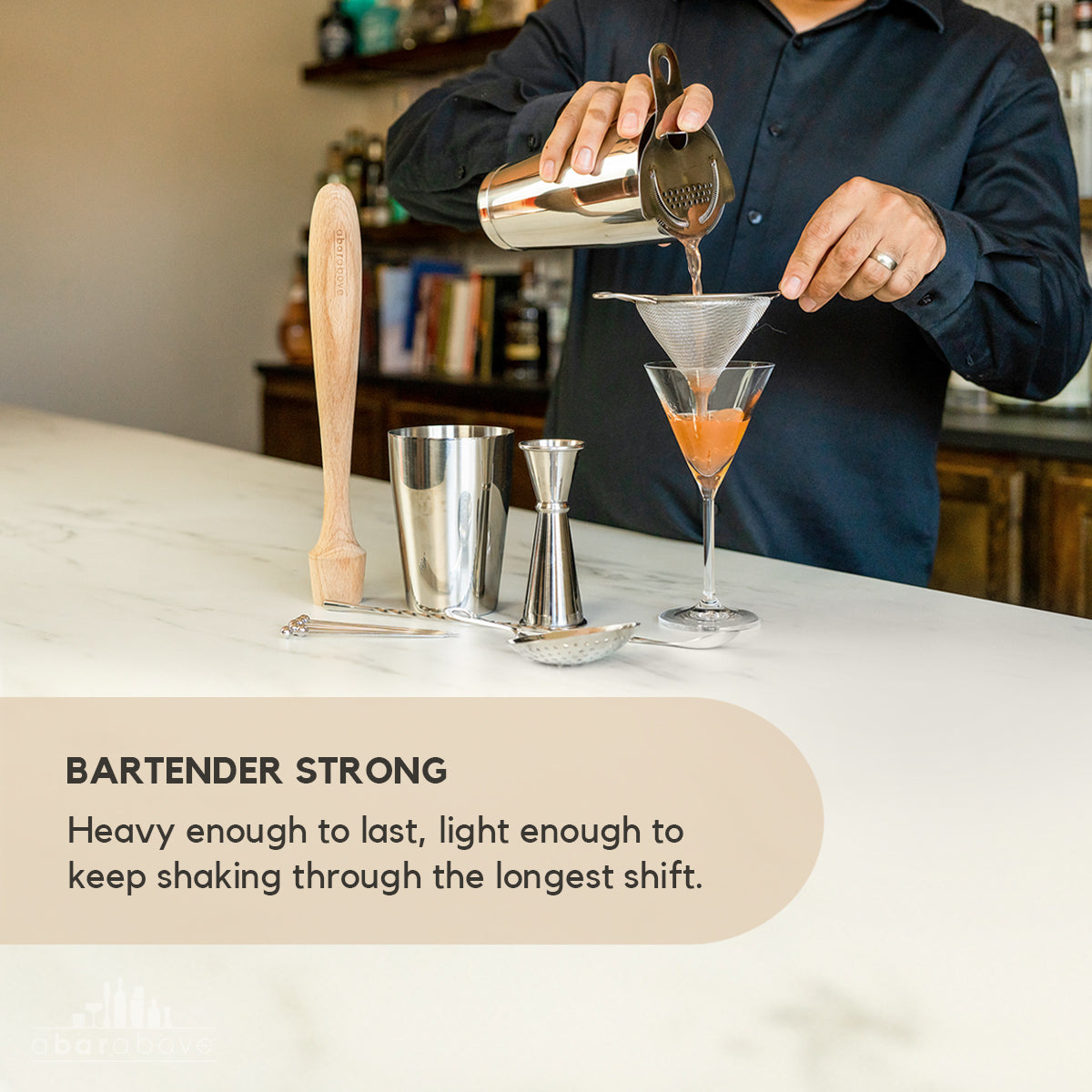 14-Piece Bartender Kit - Stainless Steel