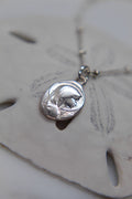 Mary Oval Sterling Silver Necklace