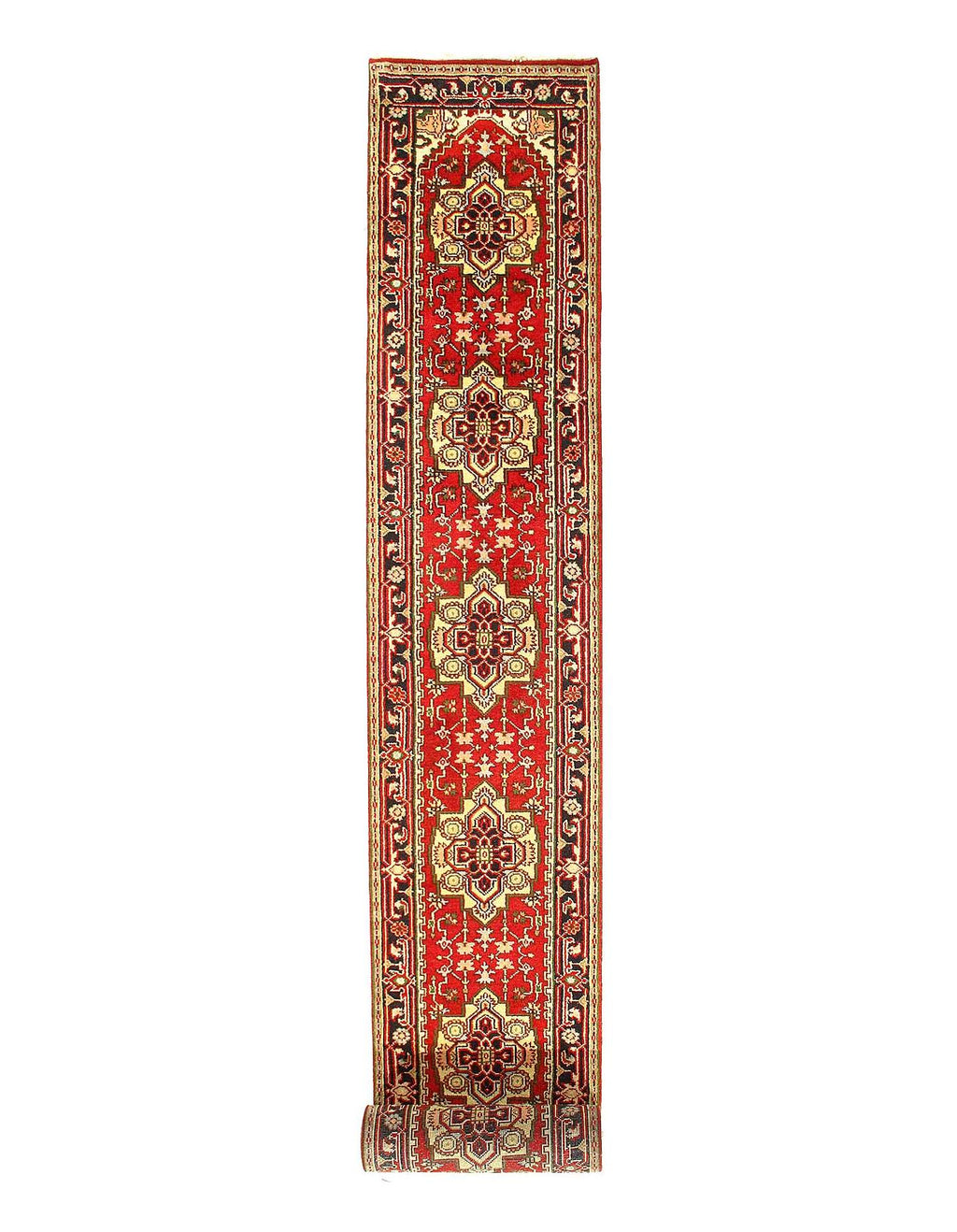 2'6"x24'3" Handmade Vegetable-Dyed Artisan Runner Rug – Luxury Bohemian & Transitional Décor