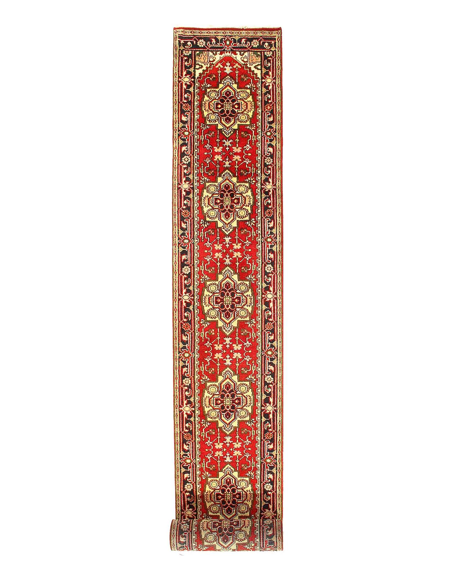 2'6"x24'3" Handmade Vegetable-Dyed Artisan Runner Rug – Luxury Bohemian & Transitional Décor