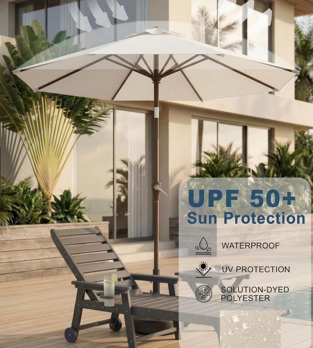 10ft Patio Umbrella WeatherproofUVProtection Market