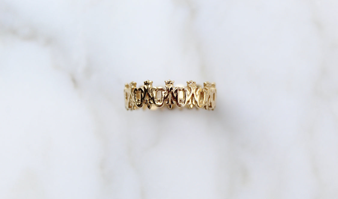 Maria Auspice Ring in 14K Gold