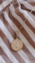 Most Sacred Heart Coin Necklace in Silver