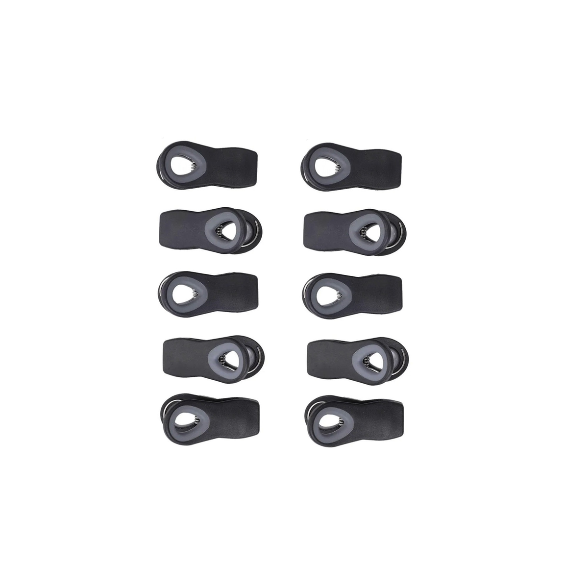 10-Piece Magnetic Bag Clip Set, Black