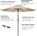 10ft Patio Umbrella WeatherproofUVProtection Market