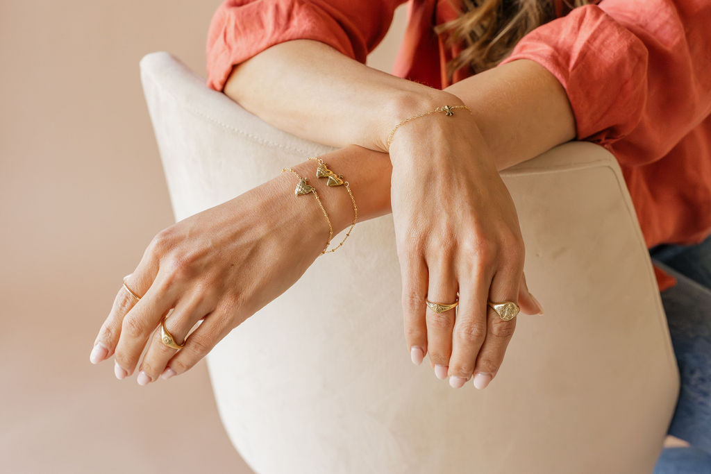 Sacred Heart and Immaculate Heart Bracelet