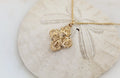 Four Way Cross 14K Gold
