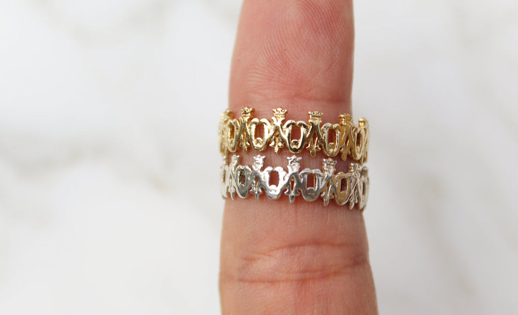 Maria Auspice Ring in Sterling Silver