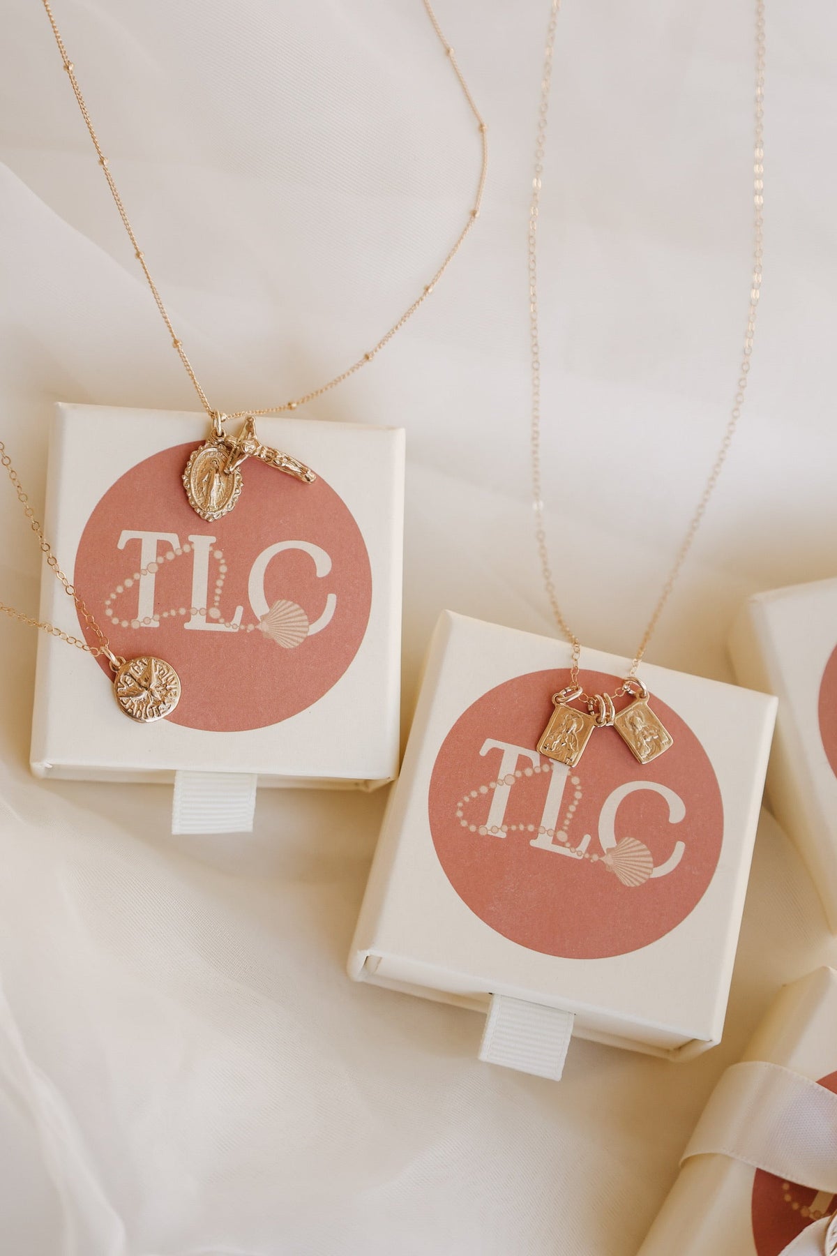 Intricate Miraculous Medal and Crucifix Necklace