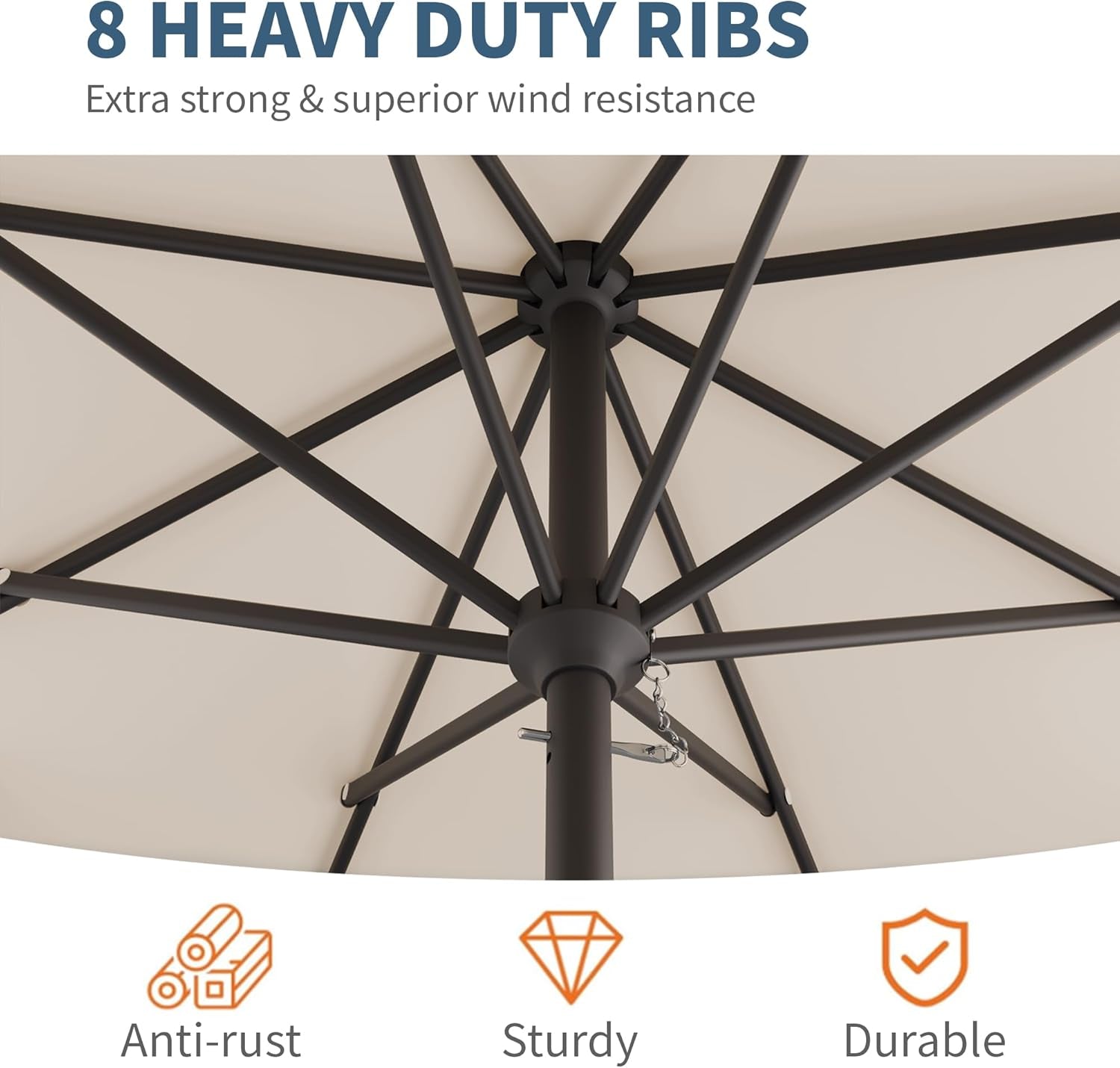 10ft Patio Umbrella WeatherproofUVProtection Market