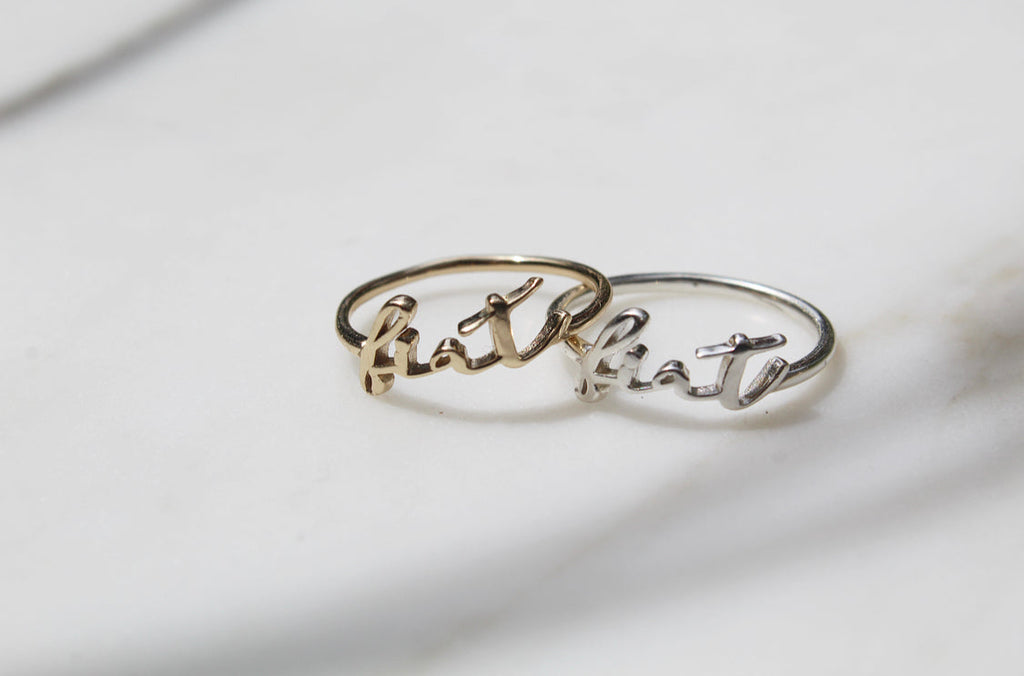 Fiat Ring in 925 Sterling Silver