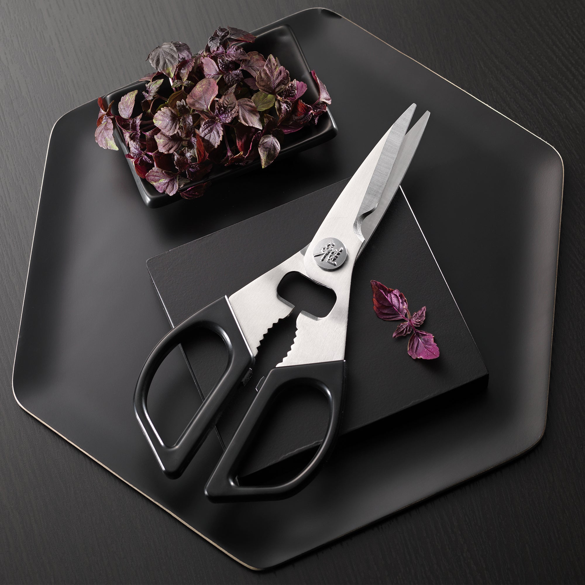 MIYABI 22 cm, Kitchen Shears, Black