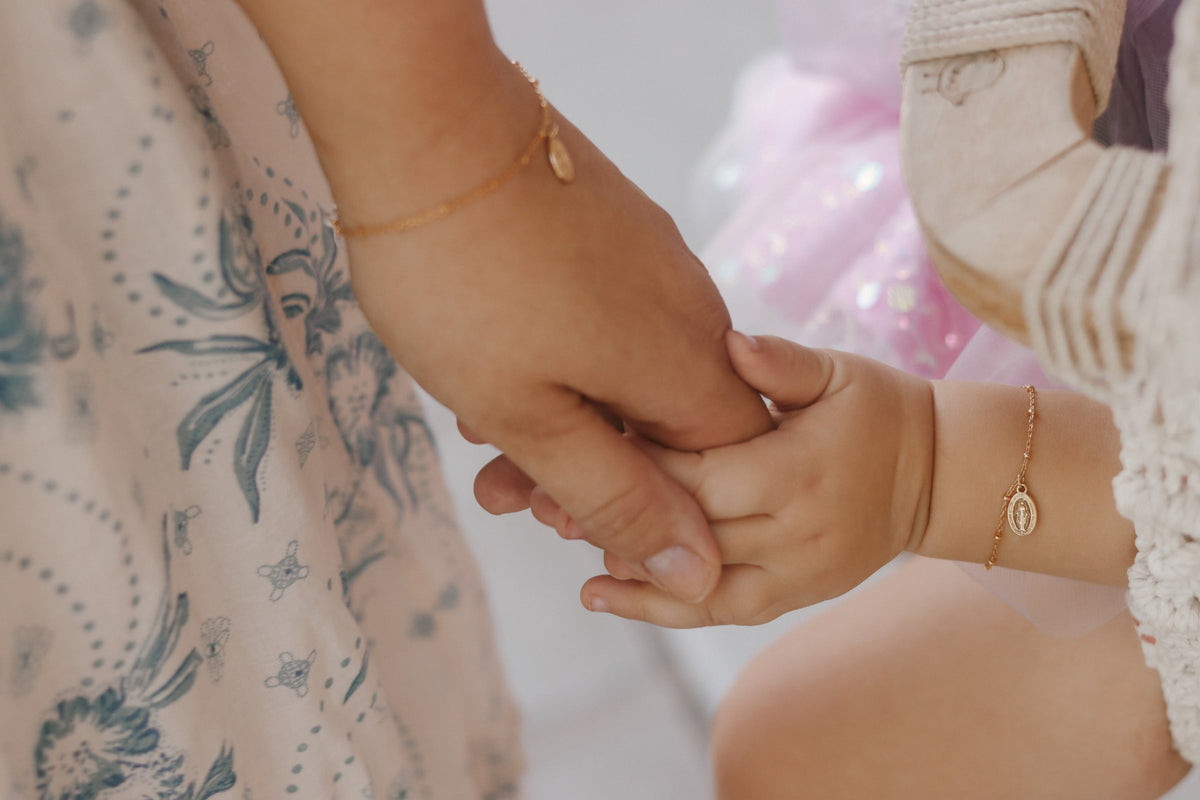 Miraculous Medal Bracelet Set | Mommy and Me