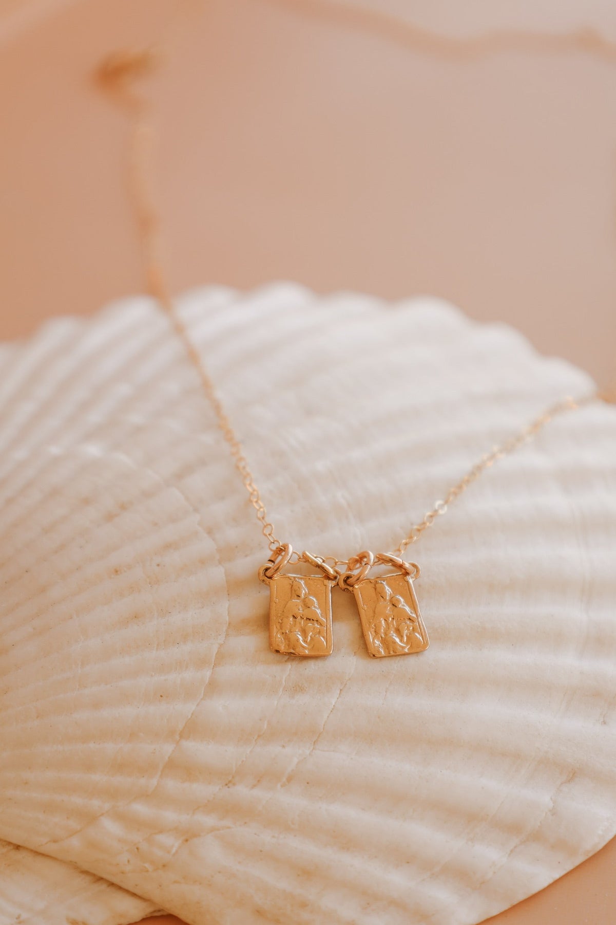 Gold Vermeil Scapular Necklace