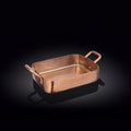 RECTANGULAR FRY PAN WITH 2 SIDE HANDLES 5.5" X 4" X 1.25" | 14 X 10 X 3.5 CM