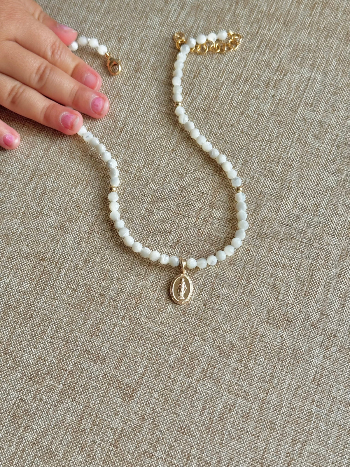 Little Eleanor's Miraculous Medal Necklace