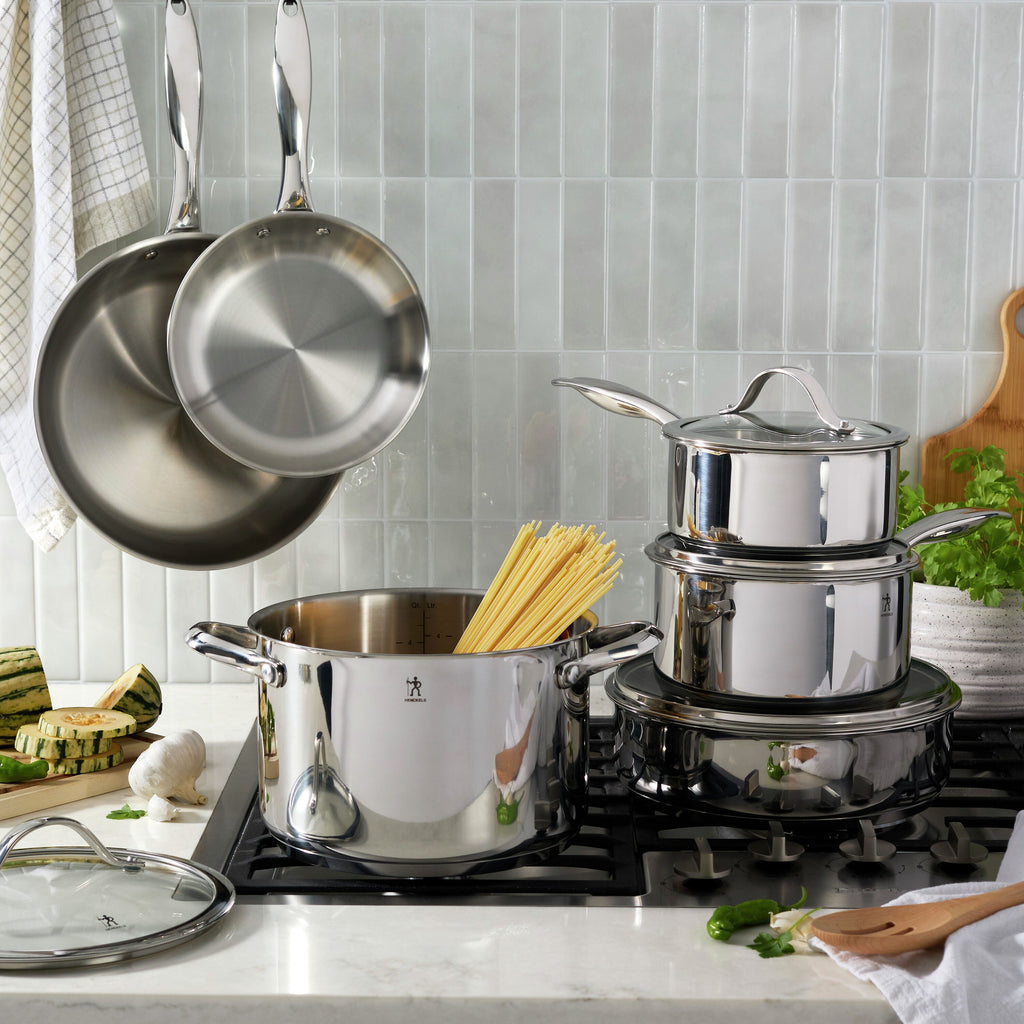 HENCKELS Aragon 10 Piece Stainless Steel Cookware Set