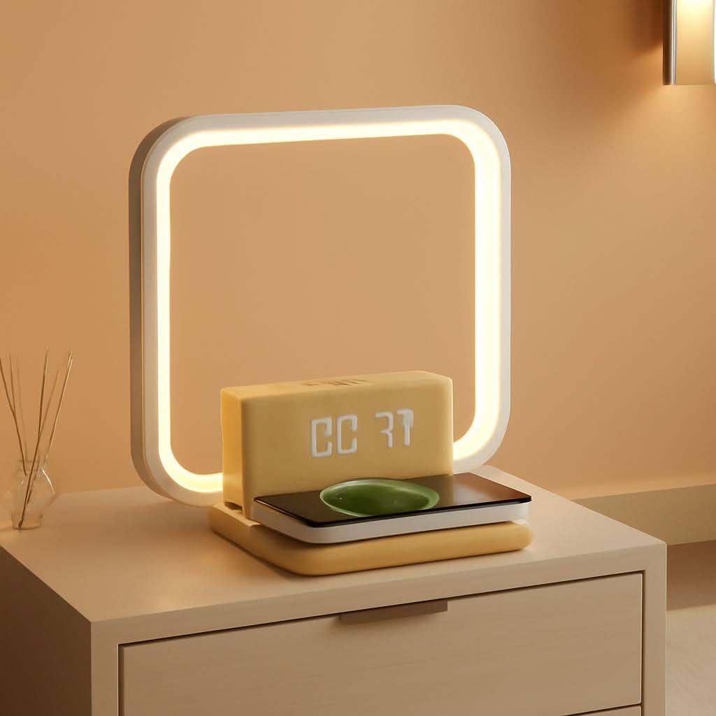 Sunrise Alarm Clock With Wireless Charging Night lamp