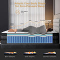 Queen 14Inch Hybrid Memory Foam Mattress UltraComfort