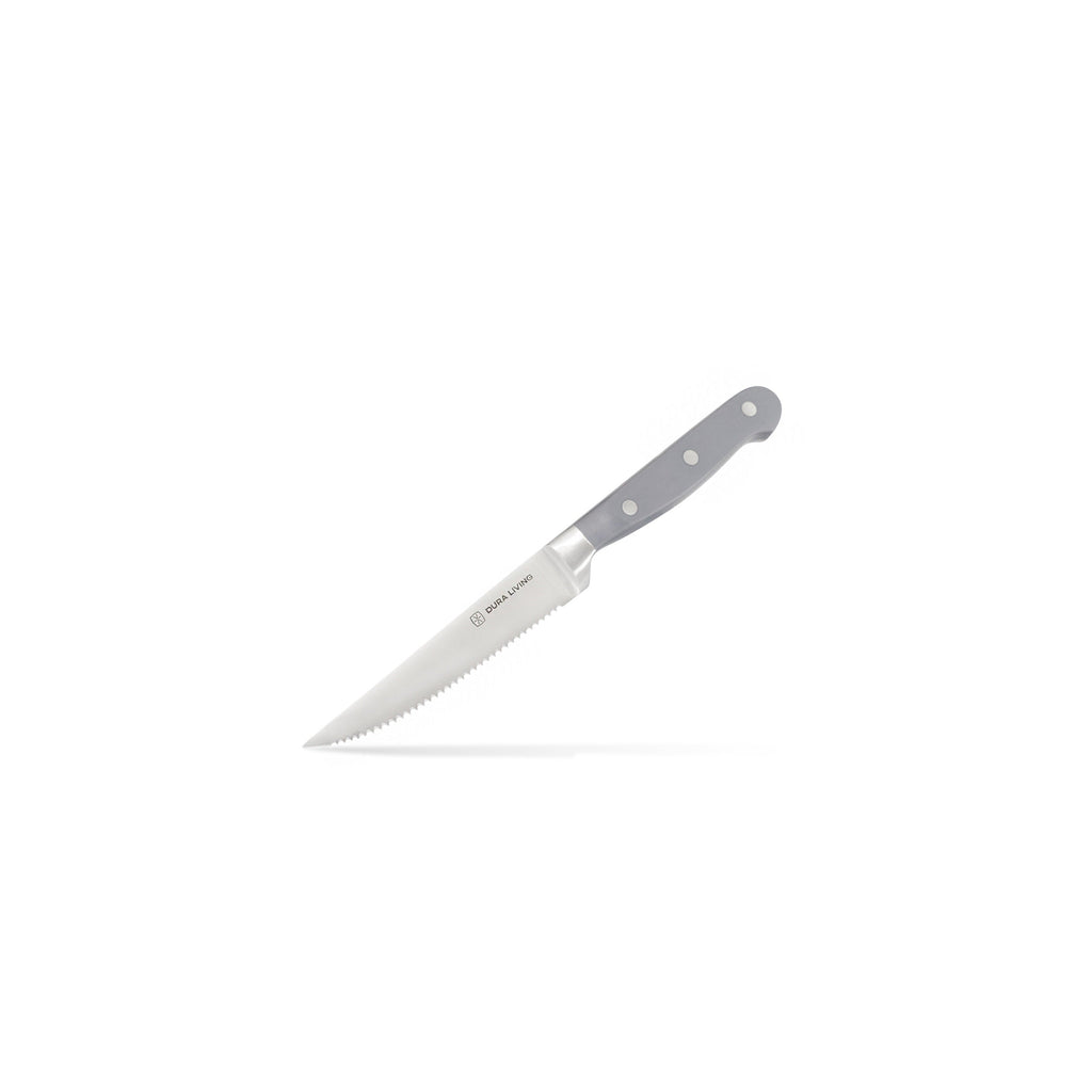 Superior Set of 8 Steak Knives - Gray