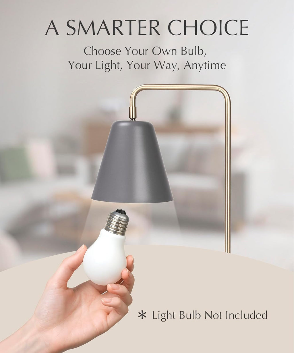 Steady Brass Floor Standing Reading Lamp Adjustable
