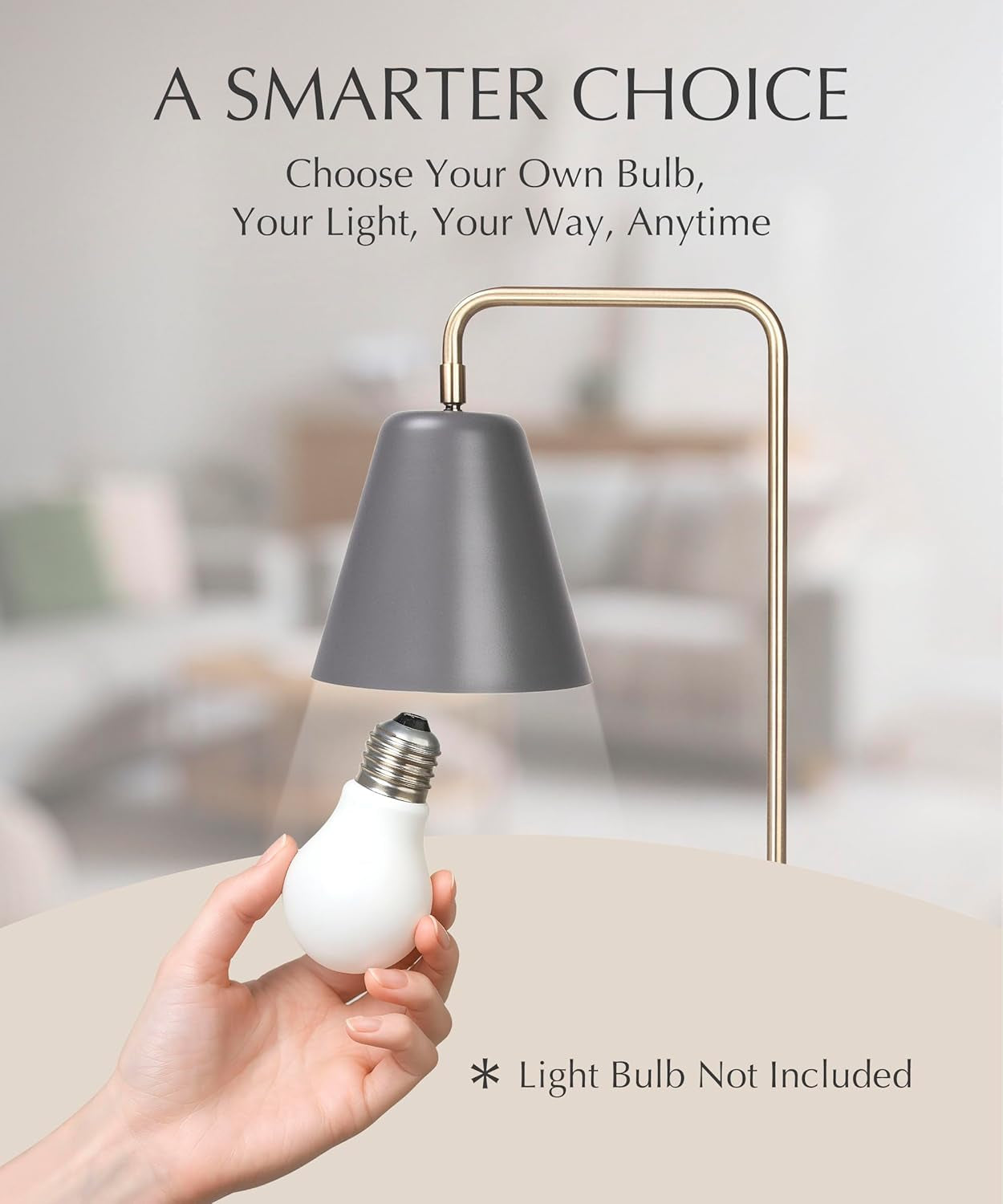 Steady Brass Floor Standing Reading Lamp Adjustable