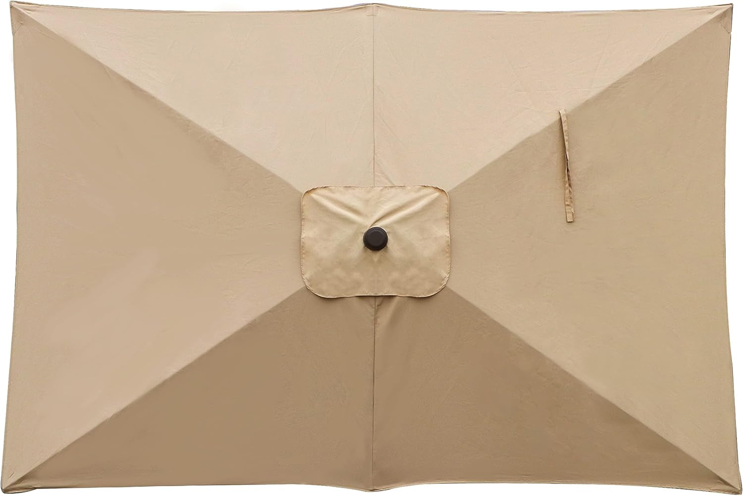 Rectangular Patio Market Umbrella Tilt Crank Durable
