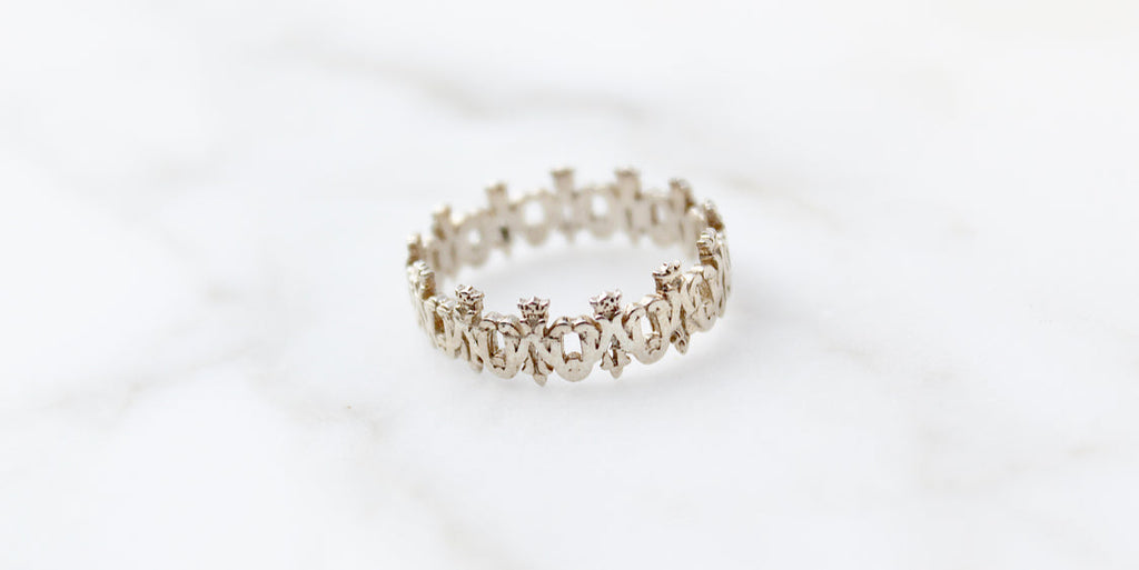 Maria Auspice Ring in Sterling Silver