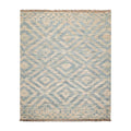 5'9" x 7'2" Hand Woven Natural Fiber Jute Southwestern Flatweave Kilim Area Rug