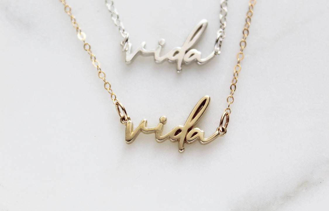 Vida Necklace in Sterling Silver