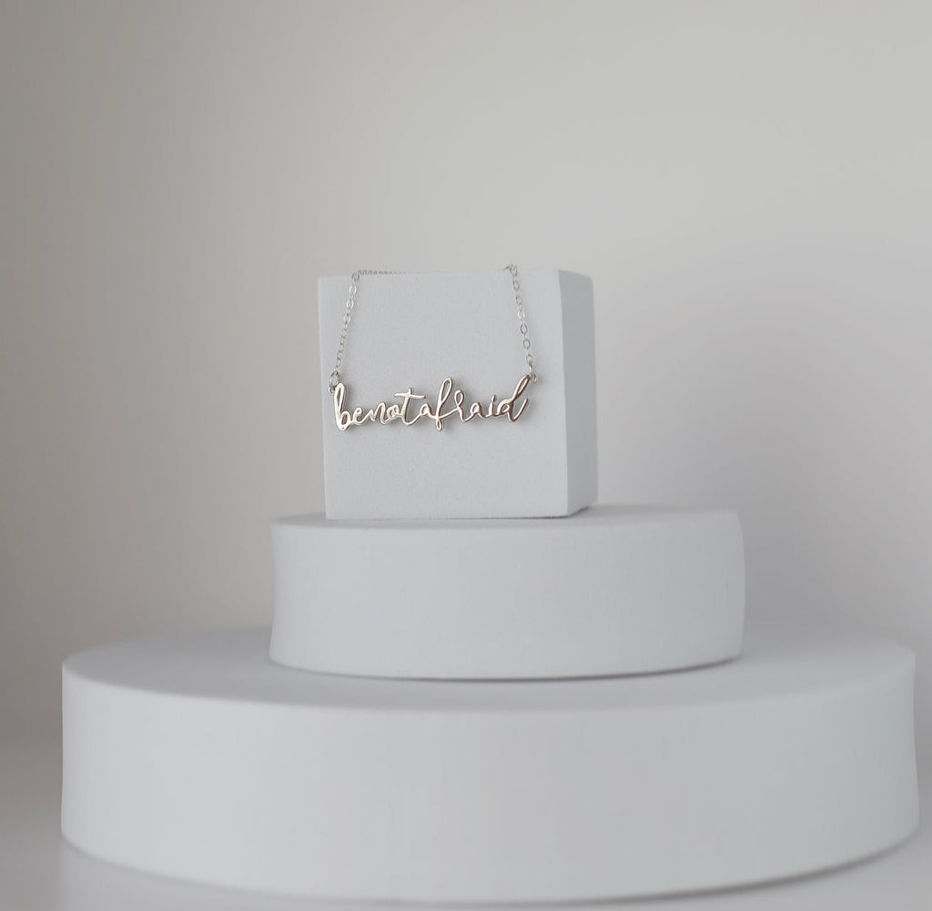 Be Not Afraid Necklace (Sterling Silver)