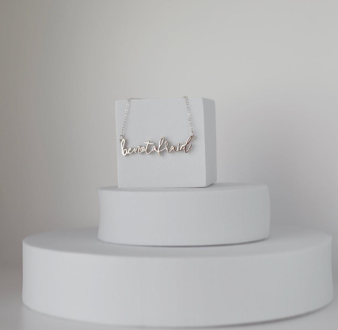 Be Not Afraid Necklace (Sterling Silver)