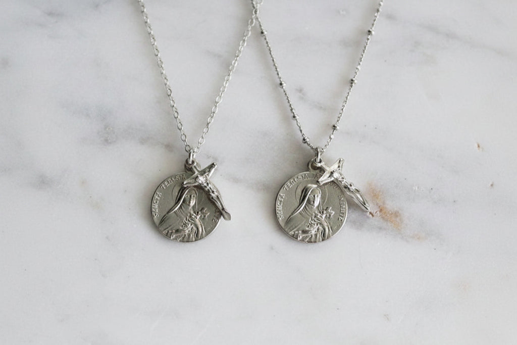 St. Therese of Lisieux & Crucifix