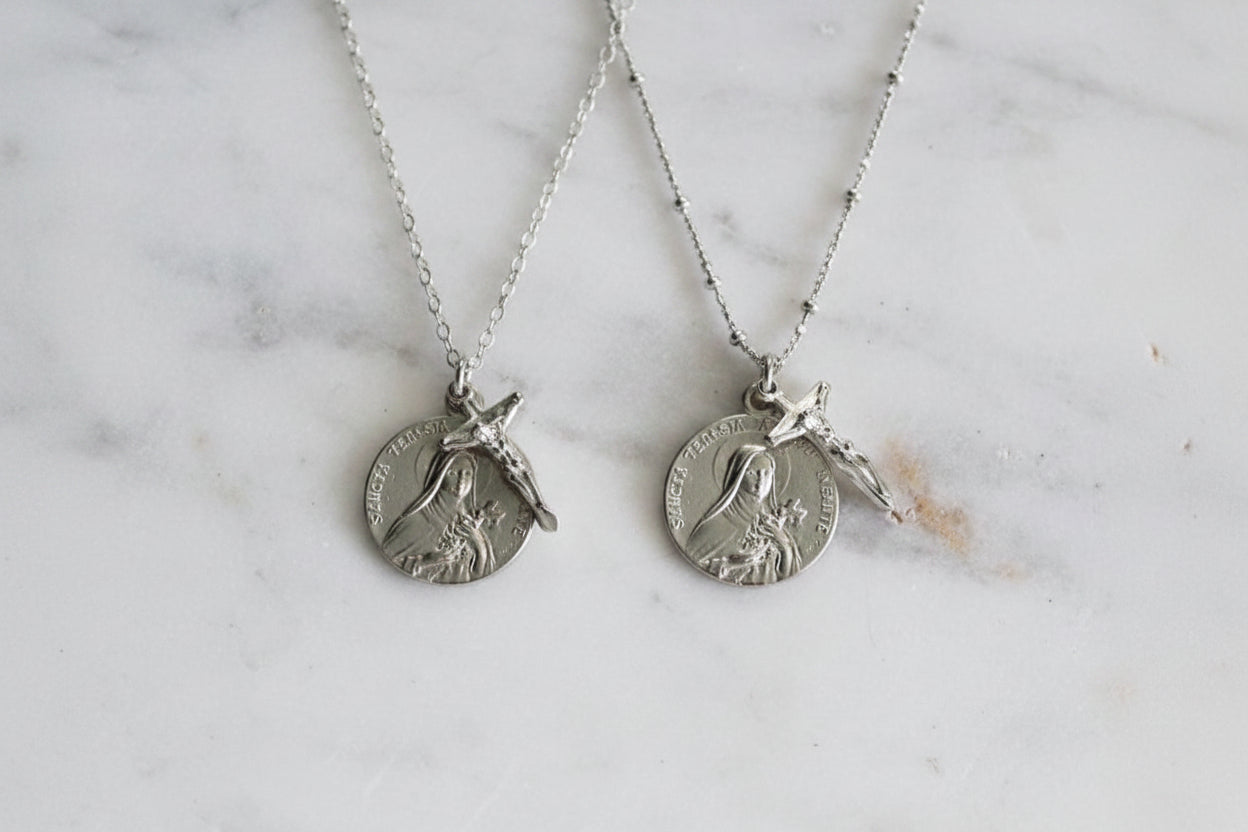 St. Therese of Lisieux & Crucifix