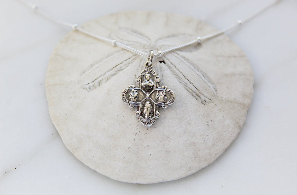Four Way Cross in Sterling Silver