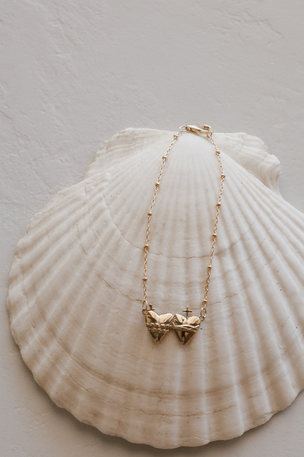 Sacred Heart and Immaculate Heart Bracelet