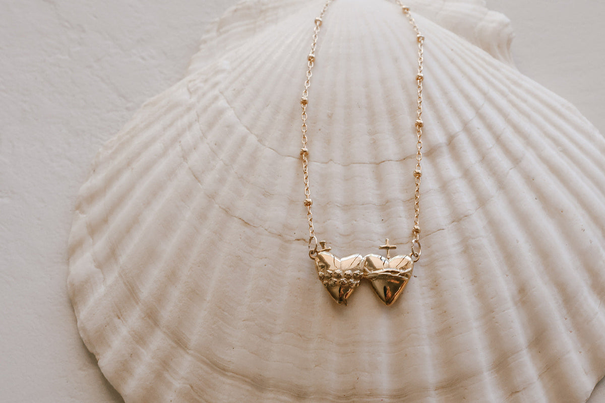 Sacred Heart and Immaculate Heart Bracelet