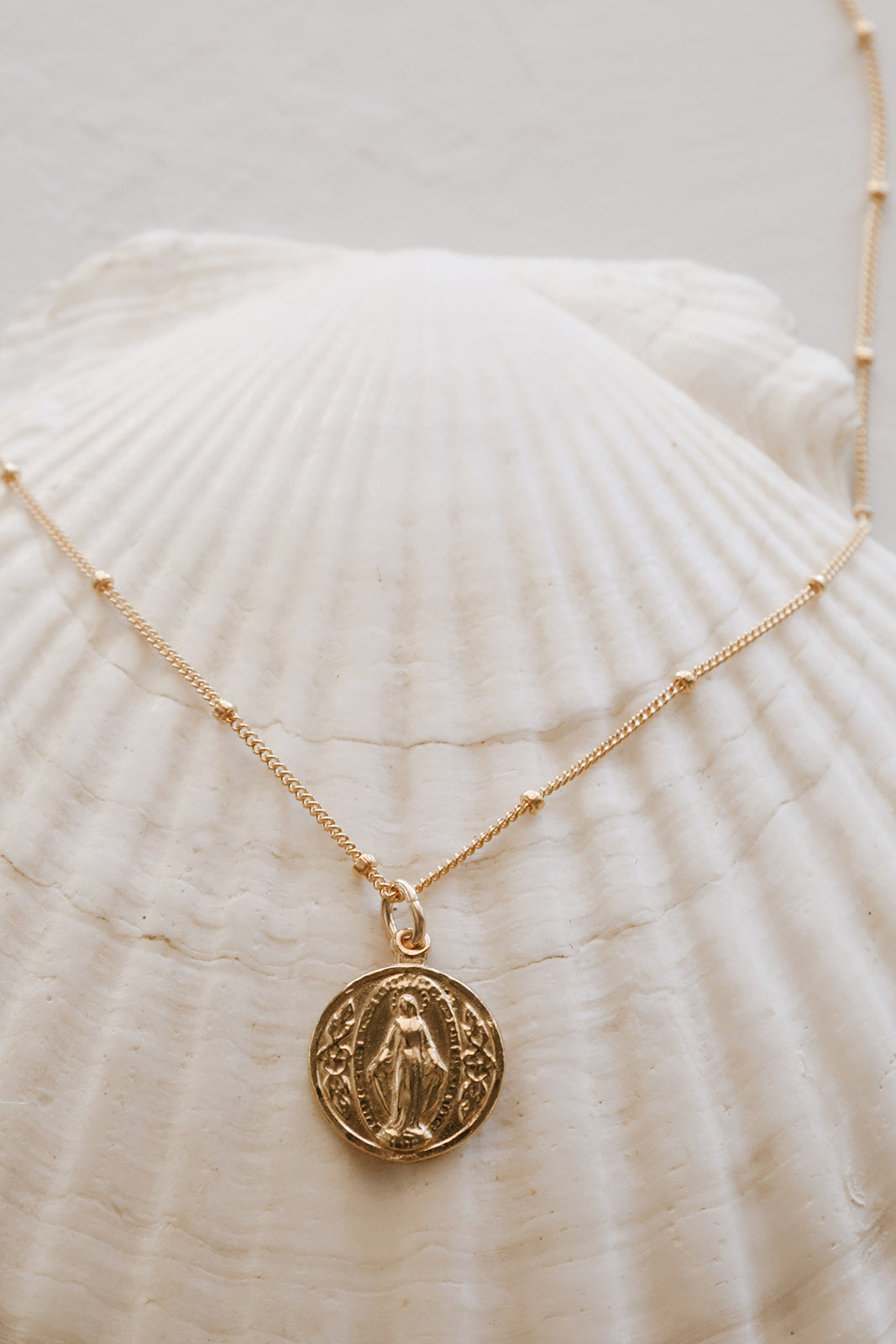 Round Miraculous Medal