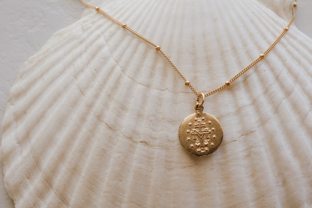 Round Miraculous Medal