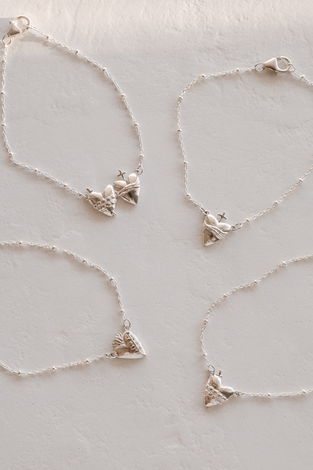 Immaculate Heart in Sterling Silver