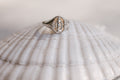 Miraculous Medal Signet Ring in 925 Sterling Silver