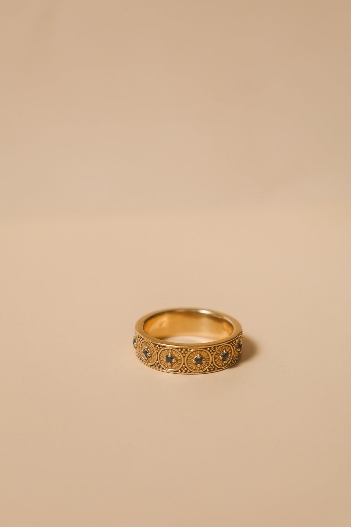 The Marielle Ring | 14k Gold & Sapphire