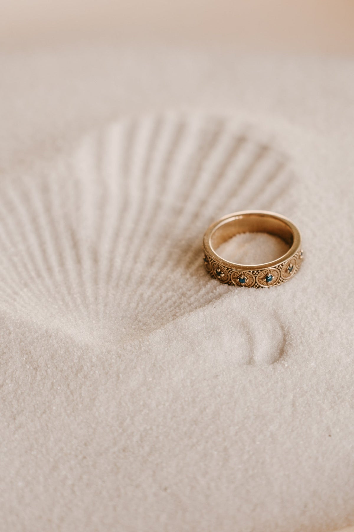 The Marielle Ring | 14k Gold & Sapphire