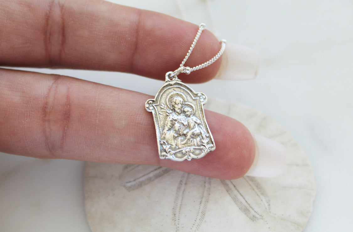 Saint Joseph Necklace|925 Sterling Silver