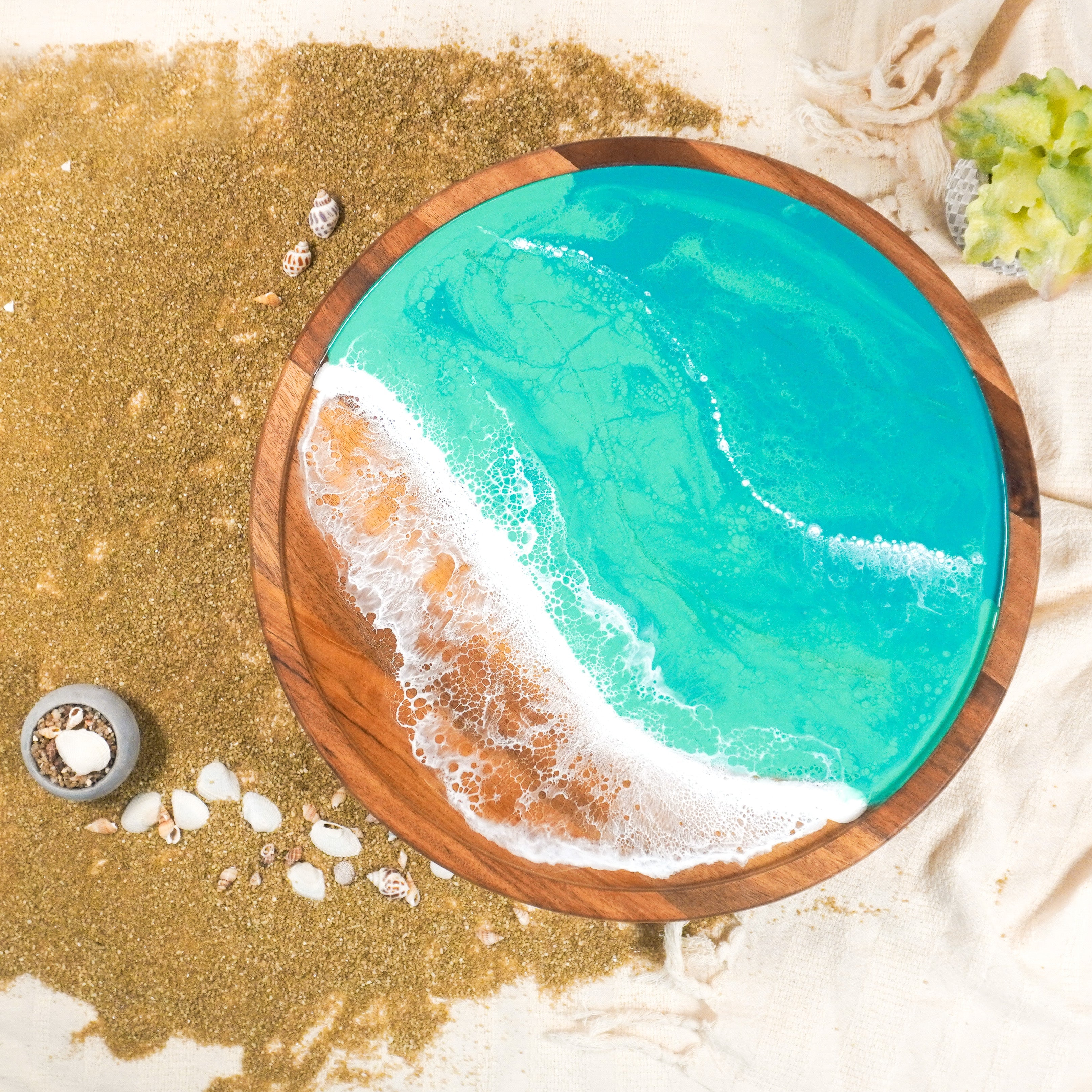 Acacia Lazy Susan