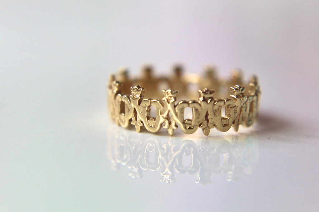 Maria Auspice Ring in 14K Gold